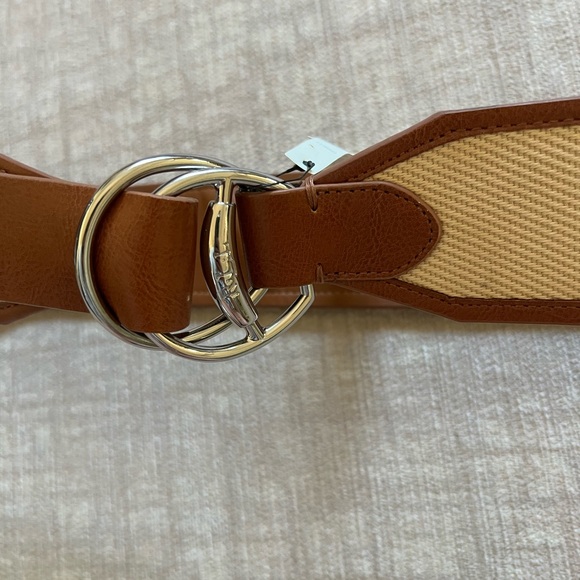 Lauren Ralph Lauren Canvas and Leather Belt - Picture 7 of 7